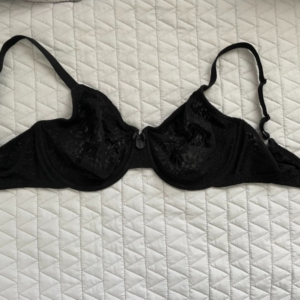 WACOAL  Halo Lace Convertible Bra - 34 DD in Black - Picture 2 of 3